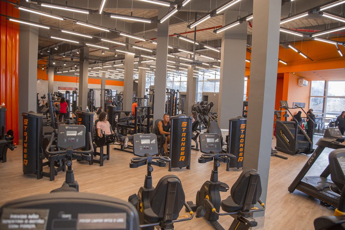 Ergometria em uma unidade Stronger