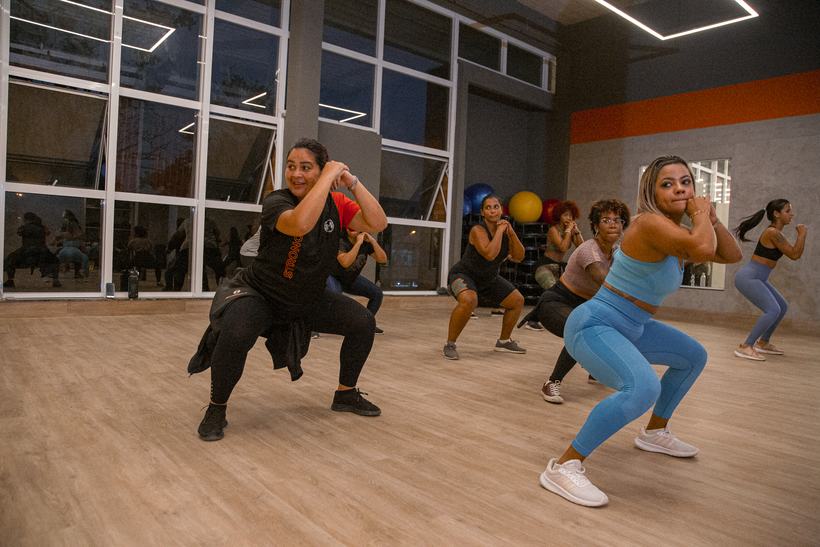 Aula de Ritbox na Stronger